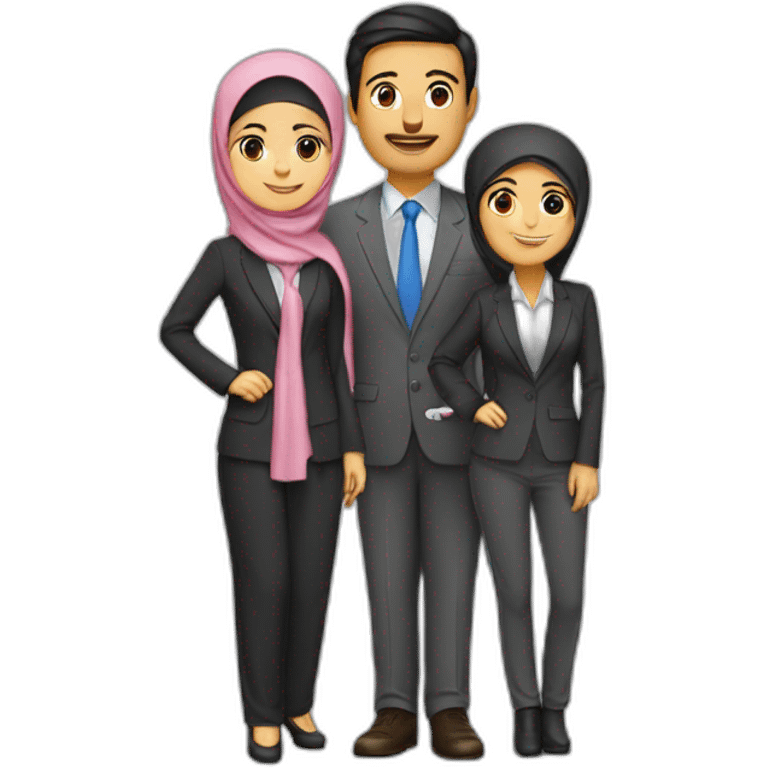 hijabi-asian-girl-lawyer-couple-guy-software-developer emoji