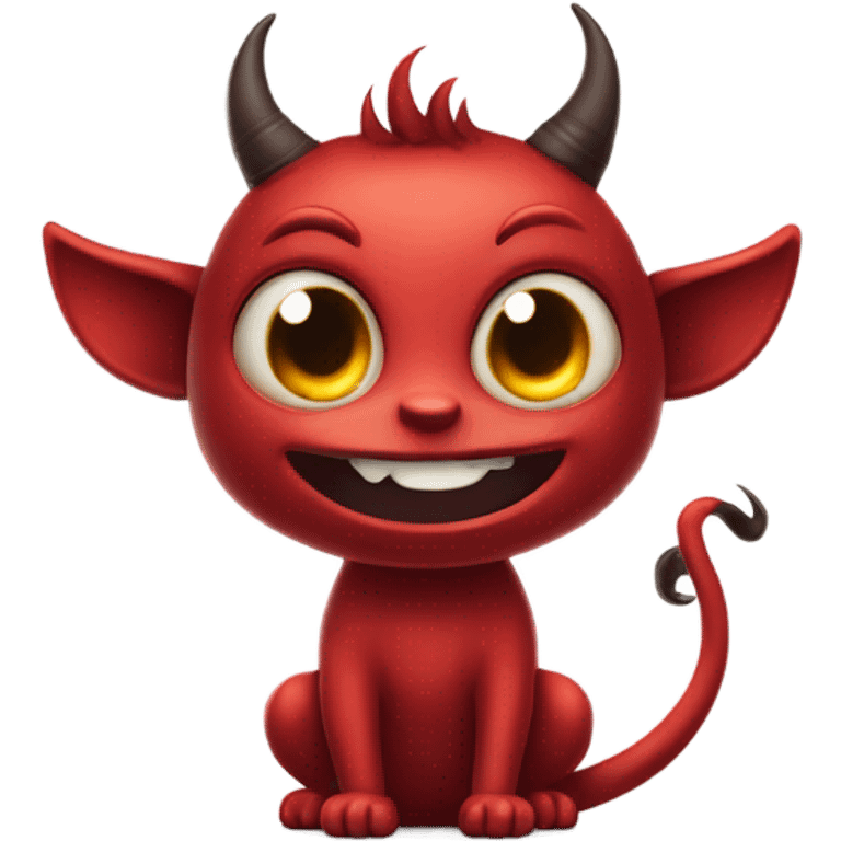 Cute devil emoji