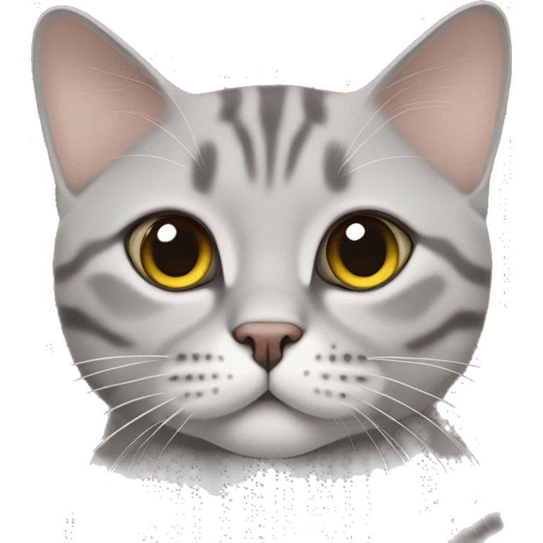 british shorthair in tabby emoji