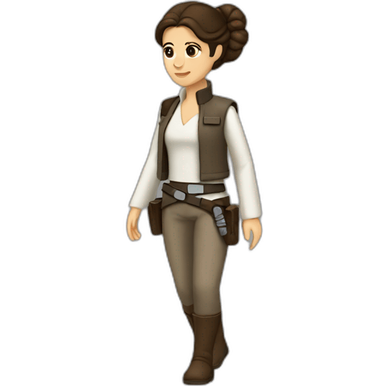 leia embrasse han solo emoji