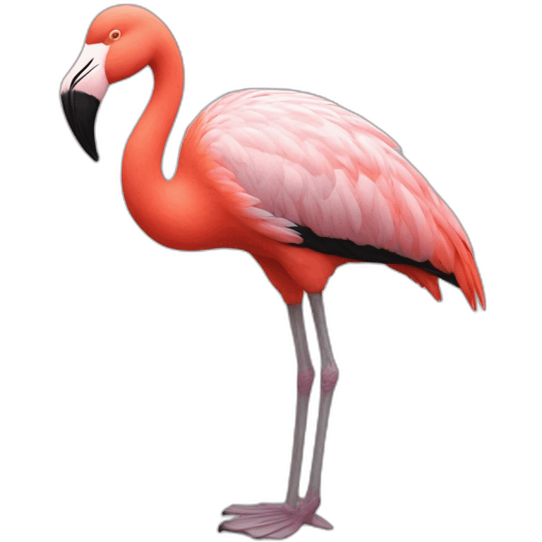 Flamant rose emoji