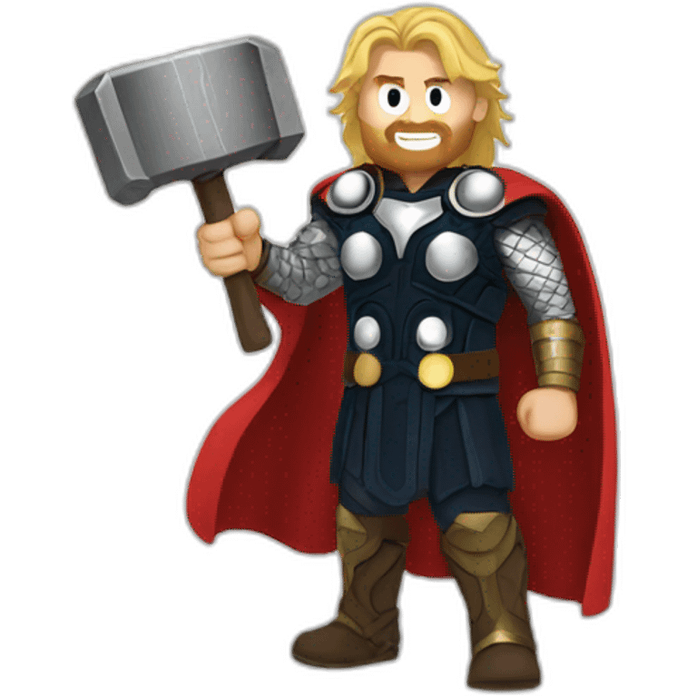 Thor WITH HAMMER emoji