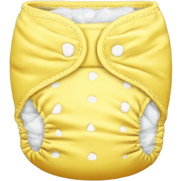 Diaper yellow puffy emoji