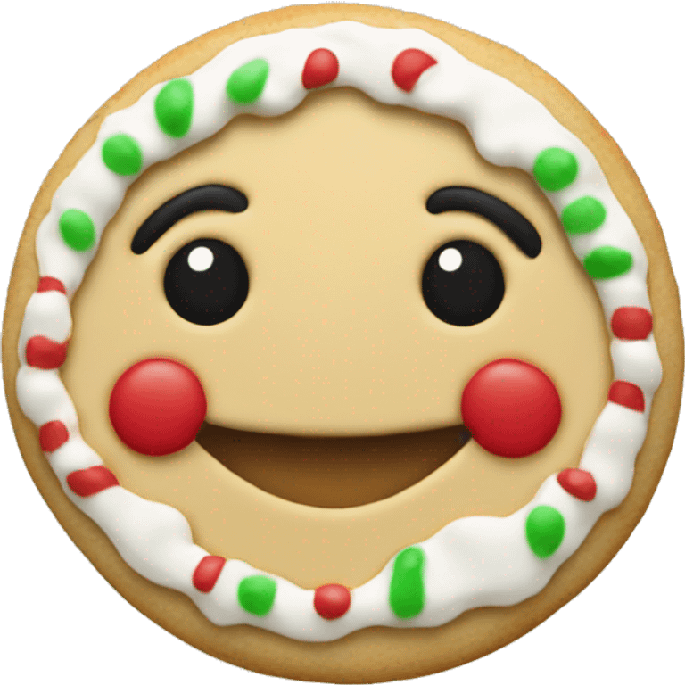 christmas sugar cookie  emoji