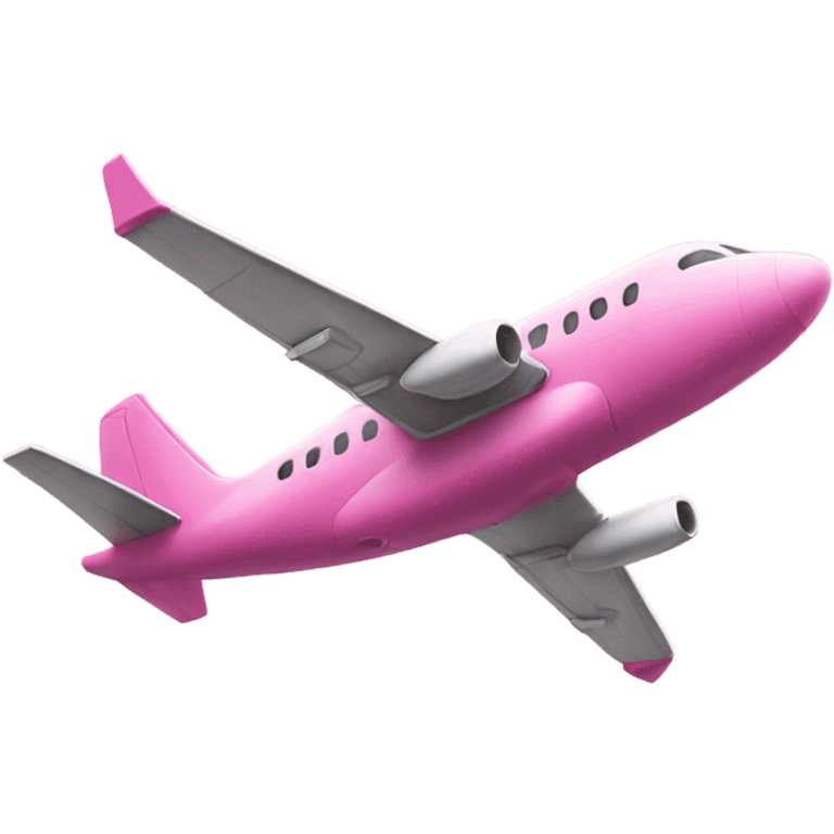 Pink  plane emoji