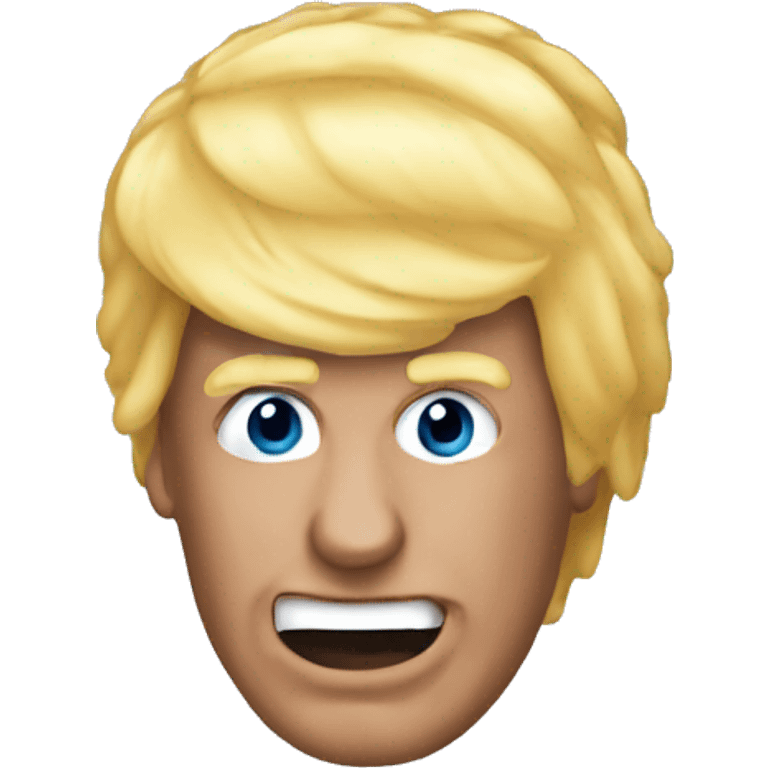 Trump wig falling off emoji