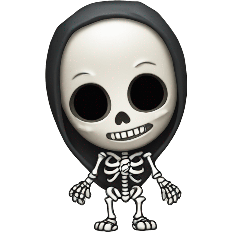 chibi skeleton emoji