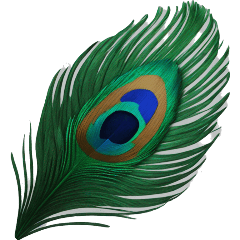 peacock feather emoji