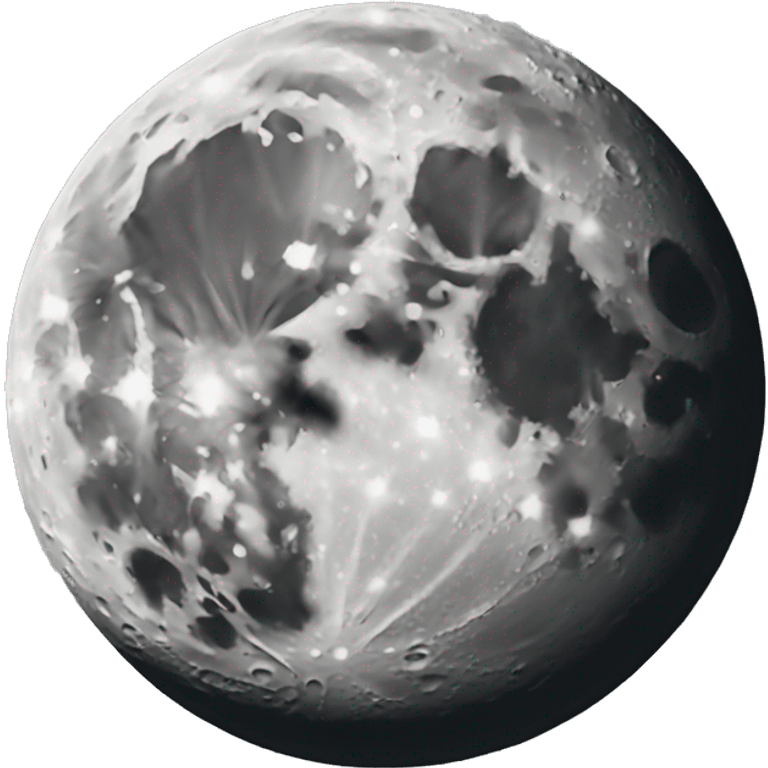 realistic moon emoji