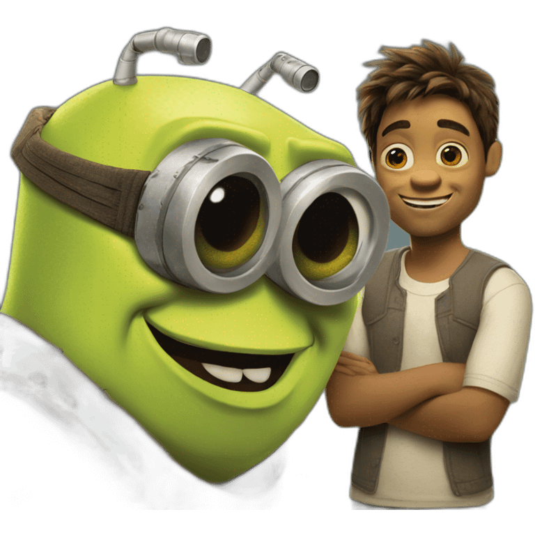 shrek and walle emoji