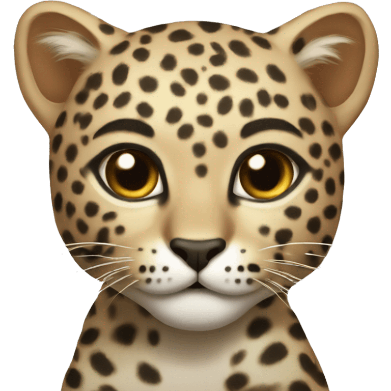 Hello kitte leopard emoji