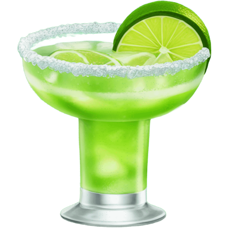 Margarita with salted rim  emoji