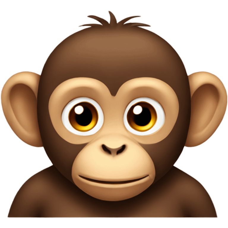 monkey but cute emoji