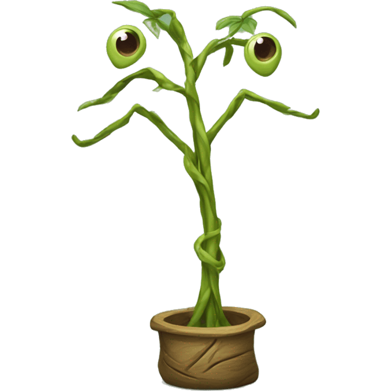 bowtruckle: Small, tree-guardian creatures resembling sticks with eyes, known for their attachment to particular trees and wood. emoji