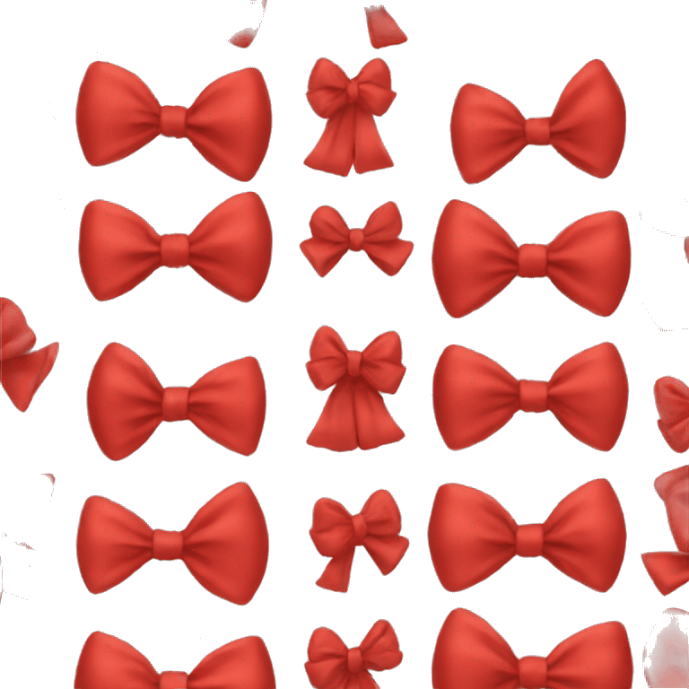 red bows emoji