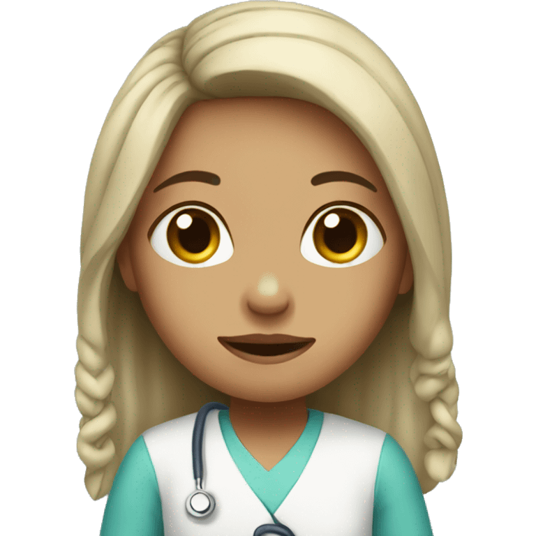 Girl in the hospital  emoji