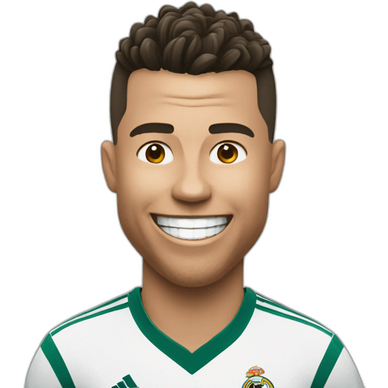 Ronaldo laughing emoji