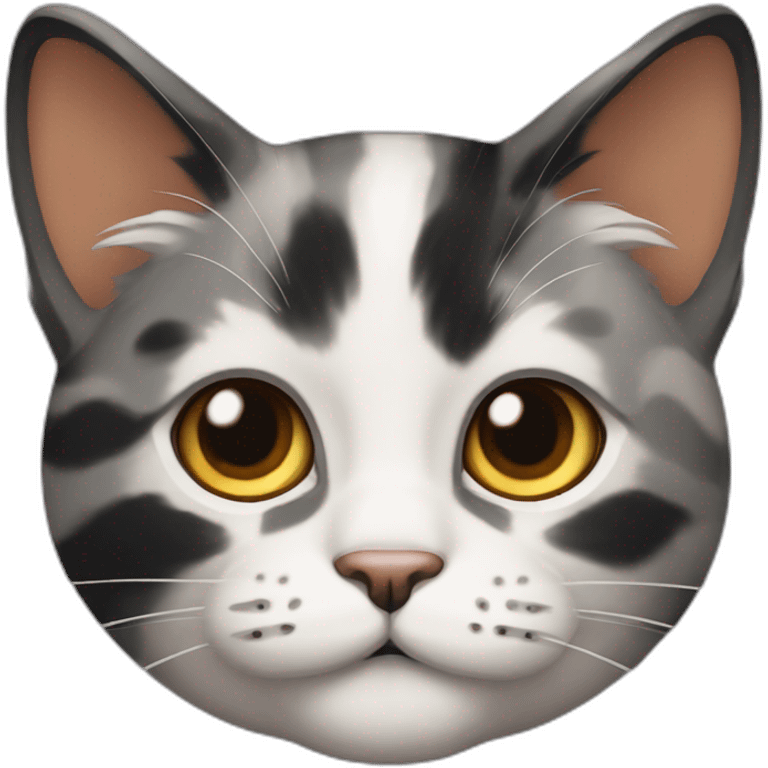 Meowscles Anthromorphic calico cat emoji