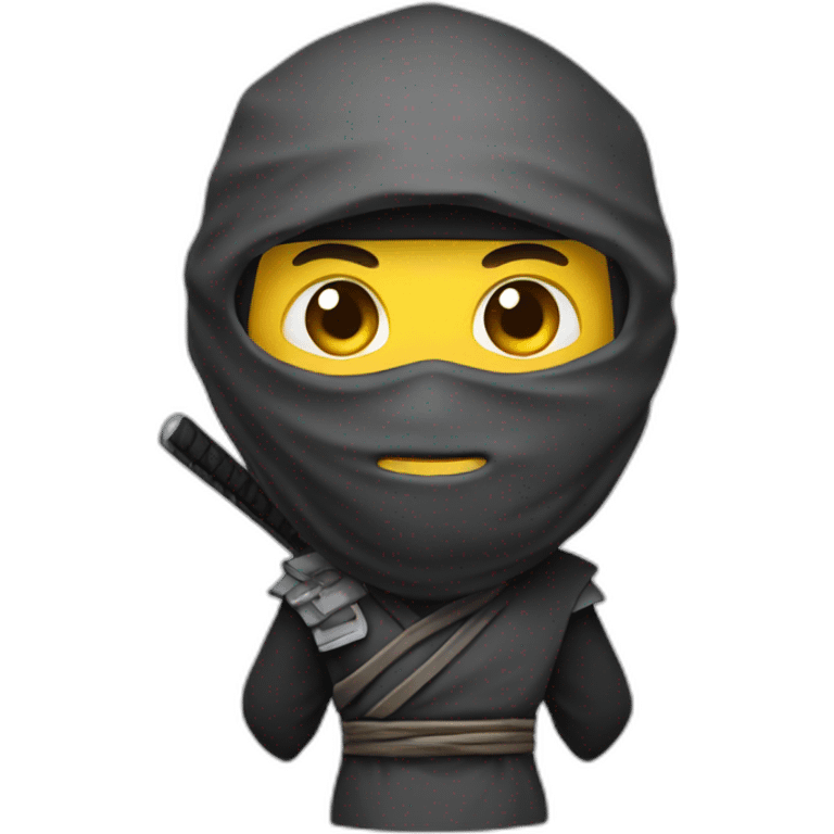 Ninja avec une jelaba emoji