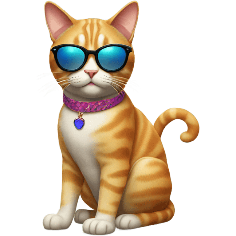 Queer Cat with sunglasses emoji