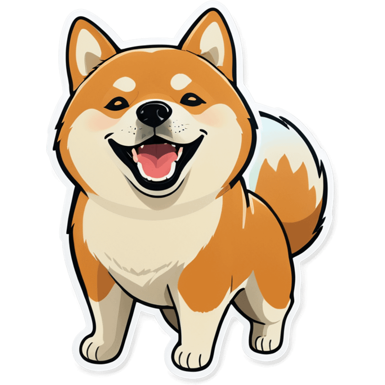 Happy Shiba Inu  emoji