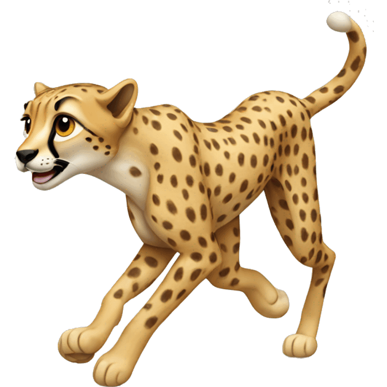 running cheetah profile emoji