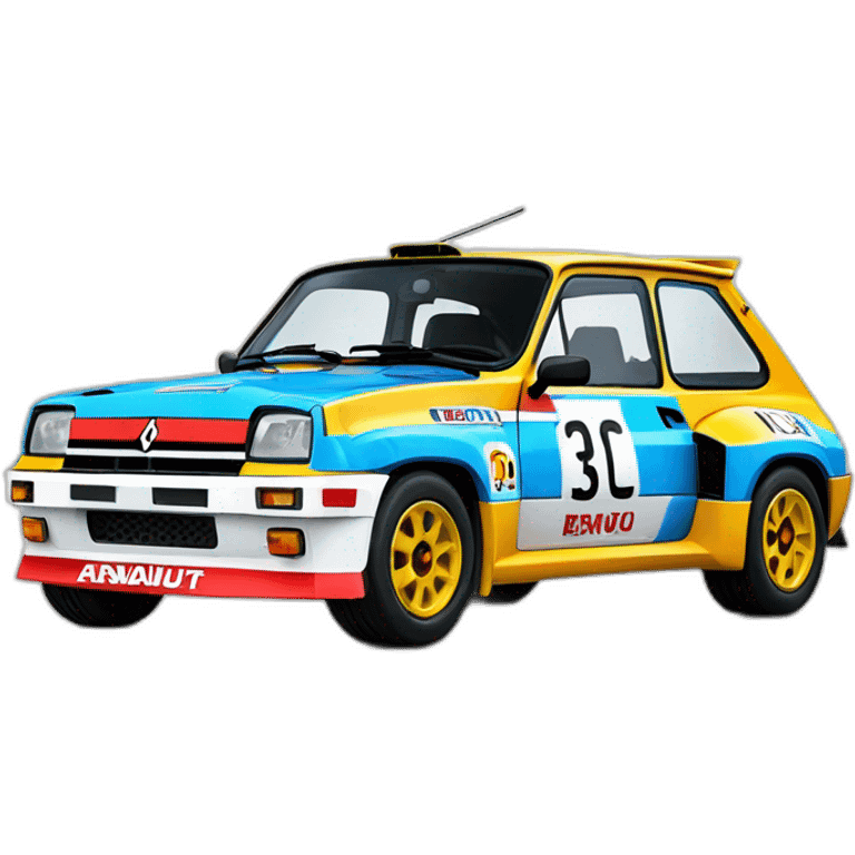 renault 5 turbo rally emoji