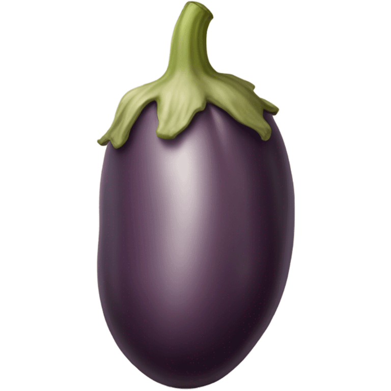 Skin colored egg plant emoji