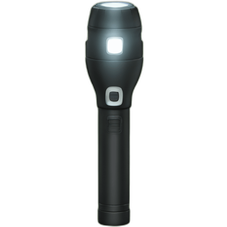 Flashlight in forest emoji