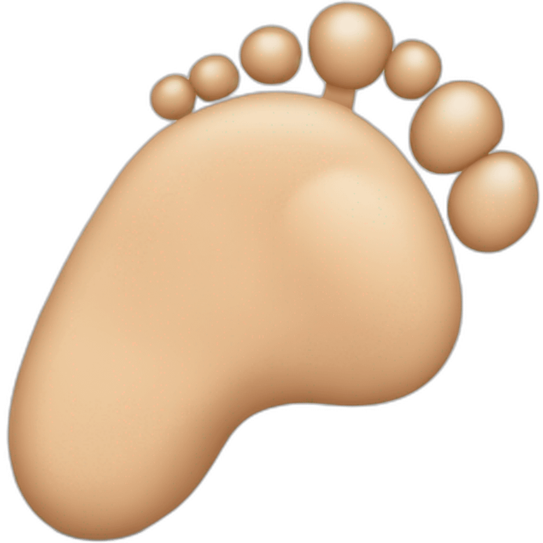 foot emoji