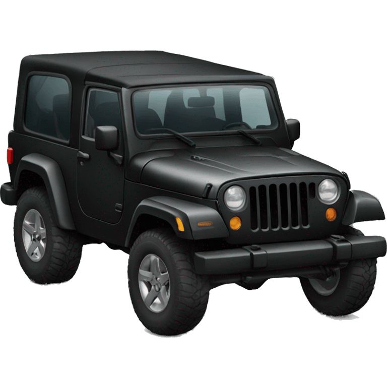 Black jeep emoji