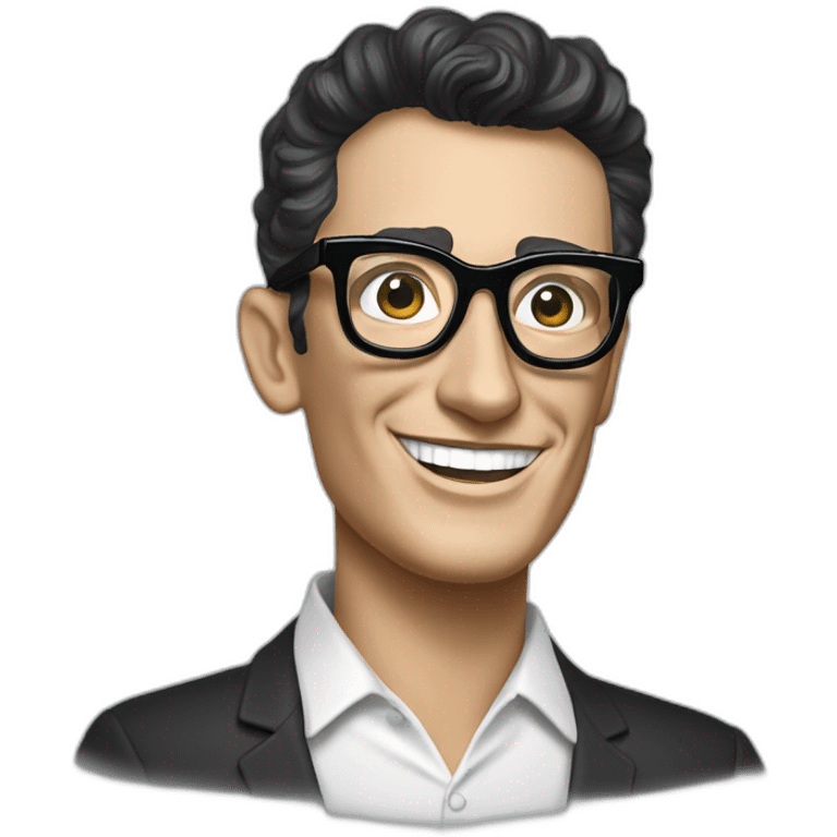 Buddy Holly emoji