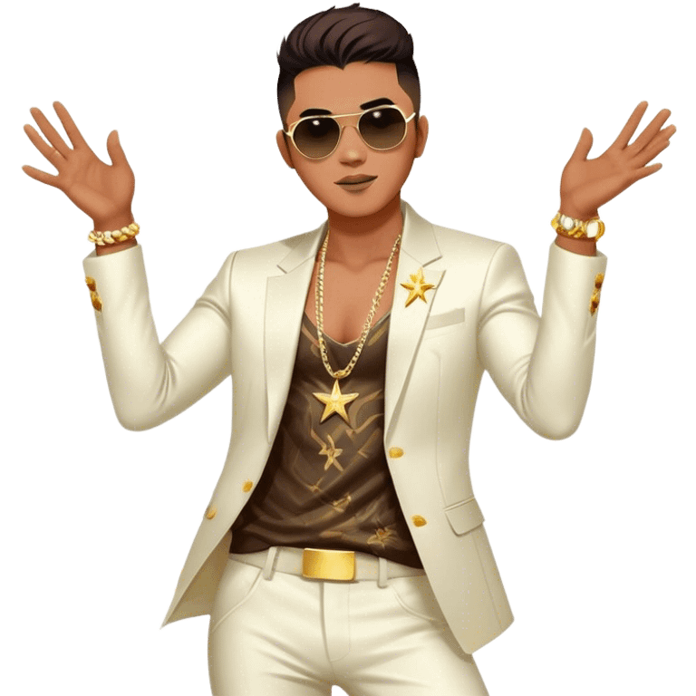 Cinematic Realistic portrait of Sơn Tùng M‑TP, shown as a dynamic pop star with a modern, stylish look and detailed contemporary clothing, illuminated by vibrant, energetic lighting that highlights his star power emoji