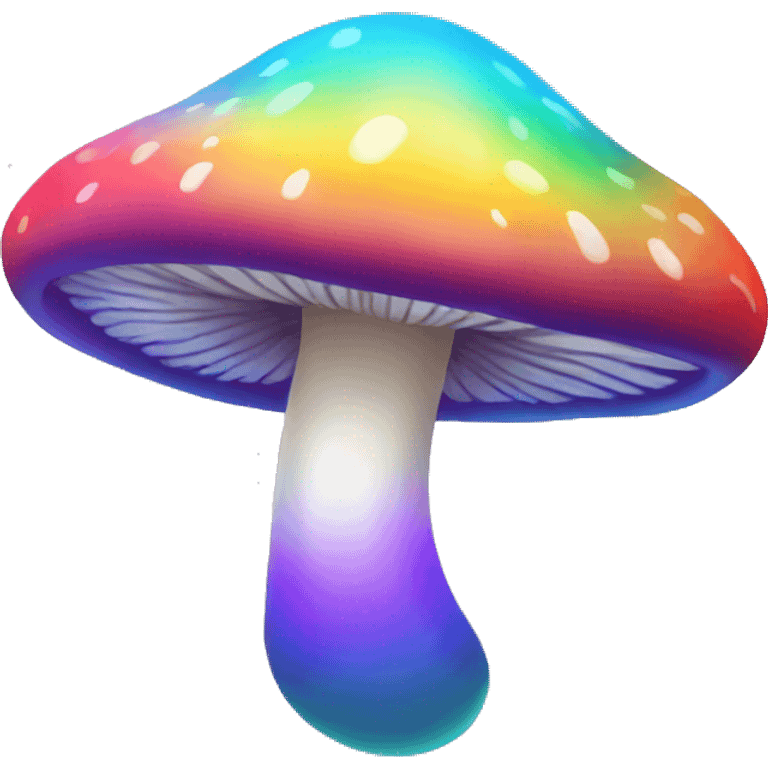 rainbow mushroom emoji