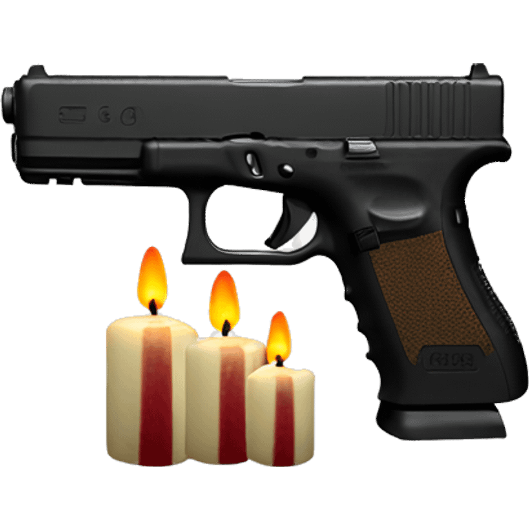 glock with japan candles emoji