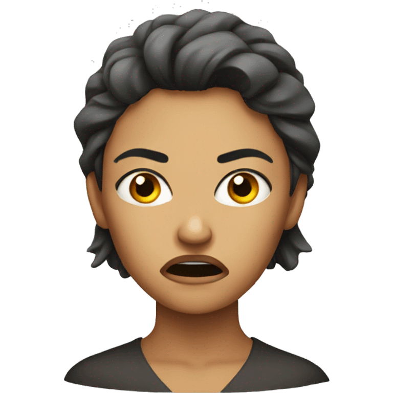 Woman angry emoji