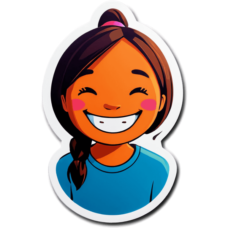 outdoor smiles with friends emoji