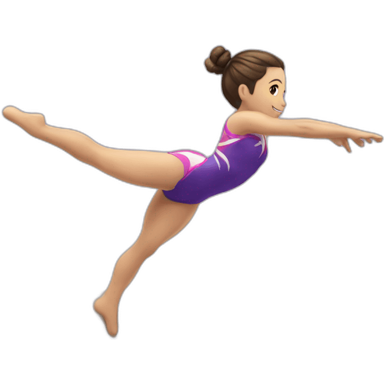 Gymnast on beam emoji