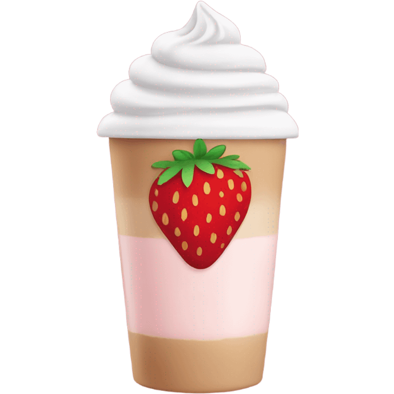 Strawberry Latte emoji