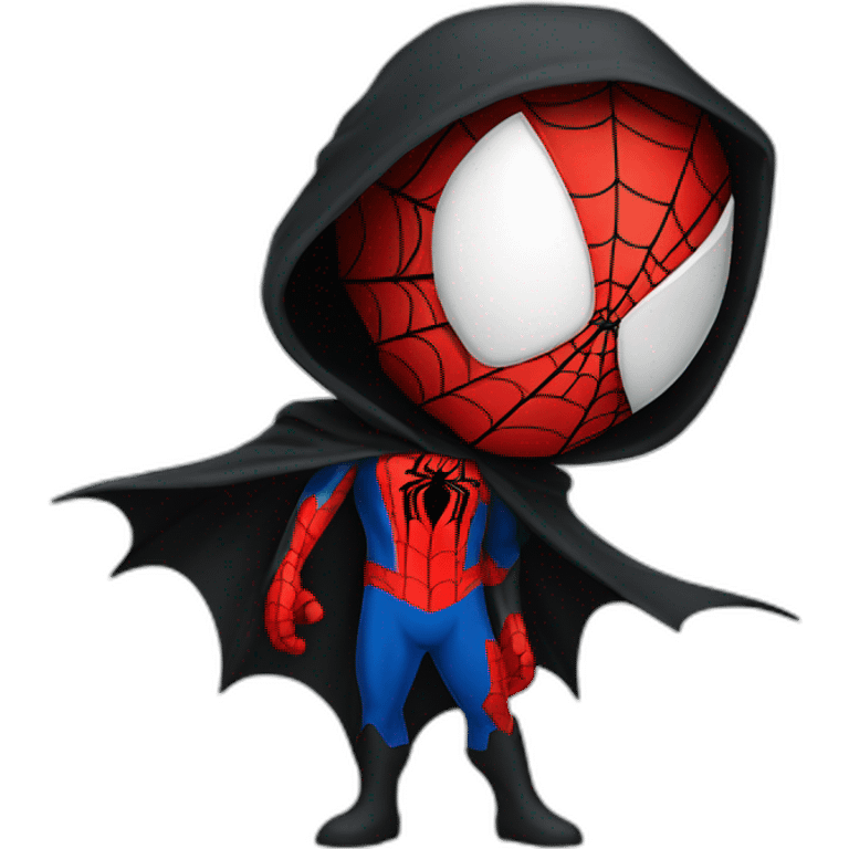 Grim reaper dressed as Spider-Man emoji