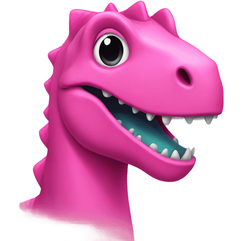 Pink dinosaur emoji