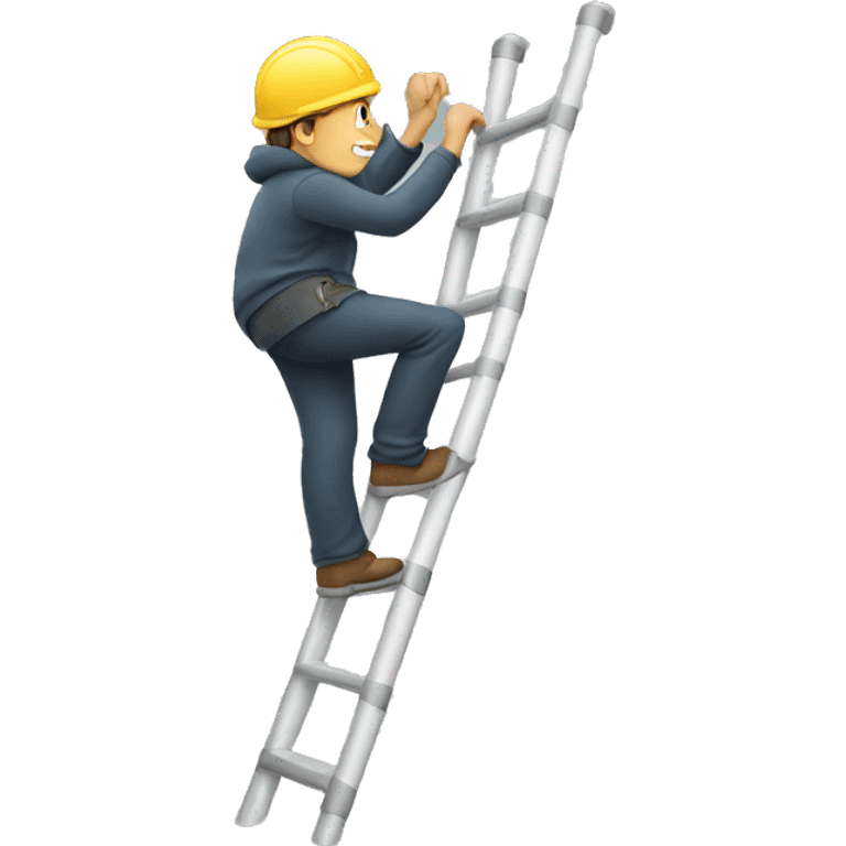 person climbing ladder emoji