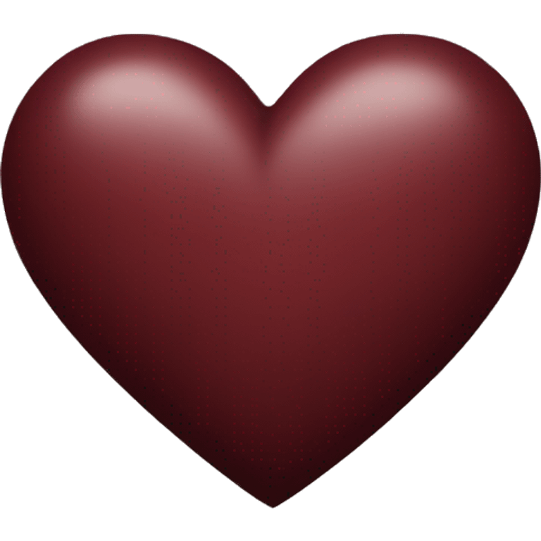 dark red heart emoji