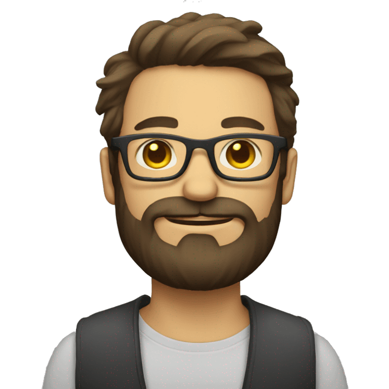 bearded developer with glasses emoji