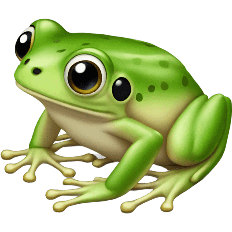 pretty frog emoji