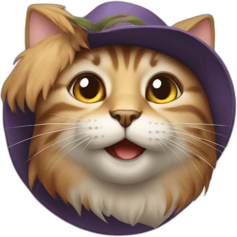 cat rofl hat emoji