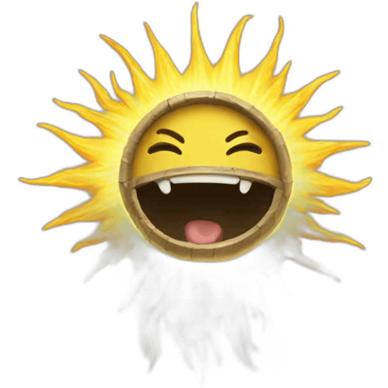 Praise the sun emoji