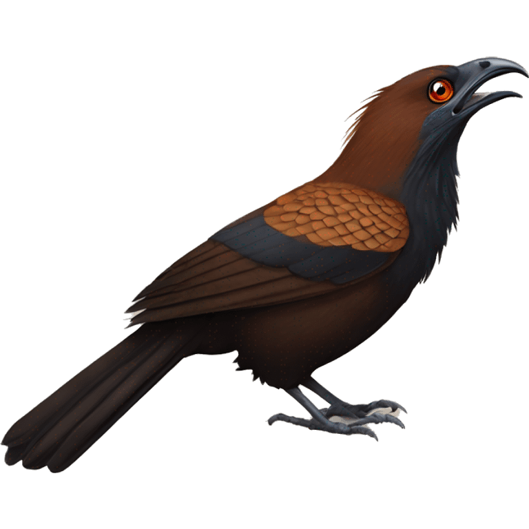 Greater coucal emoji