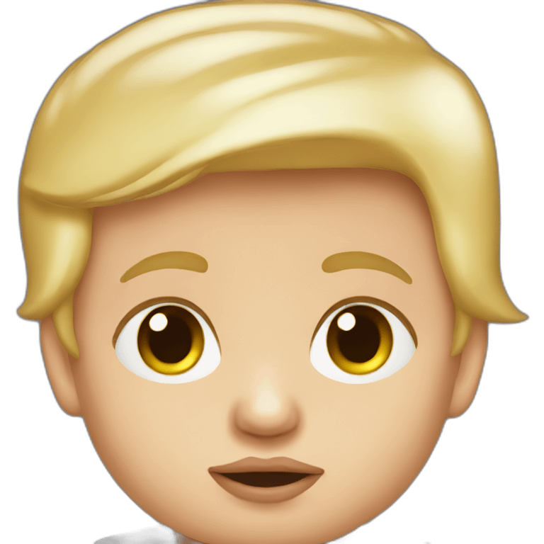 donald trump as a baby emoji