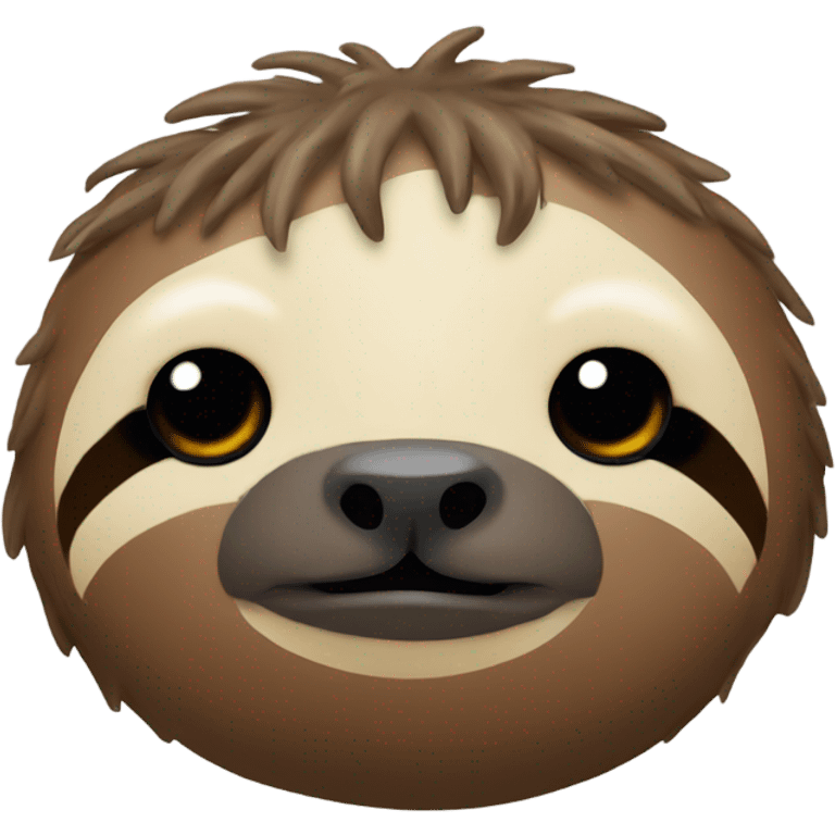 Sloth with poop on its head  emoji